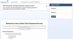 Desktop Screenshot of passport.carilionclinic.org