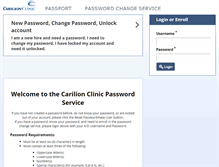 Tablet Screenshot of passport.carilionclinic.org
